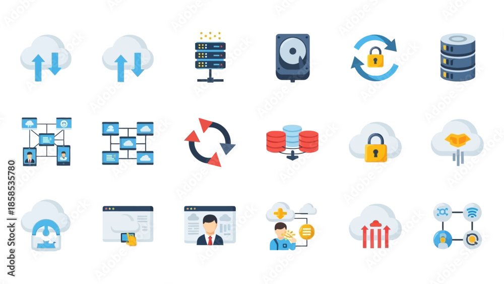 Fototapeta premium set of icons for web design