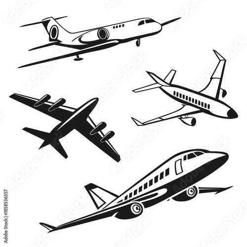 Collection of airplanes