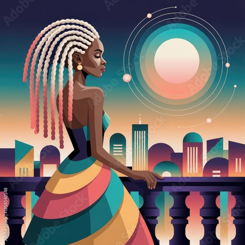 girl on the city