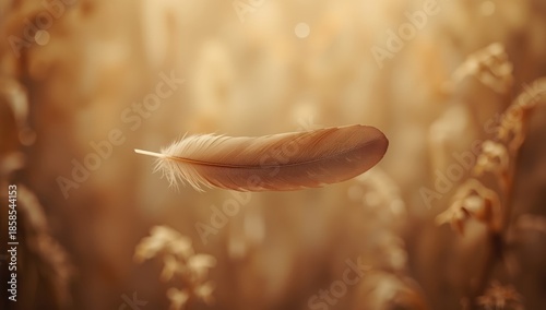 Detailed macro shot of hen feathers used for ornithological research