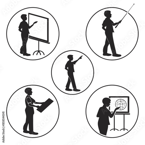 Teaching and learning icons