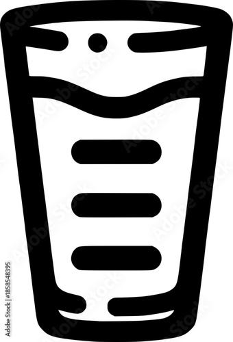 Clean drink in a tall glass, an inviting depiction of fresh water ready to quench your thirst and revitalize your senses.