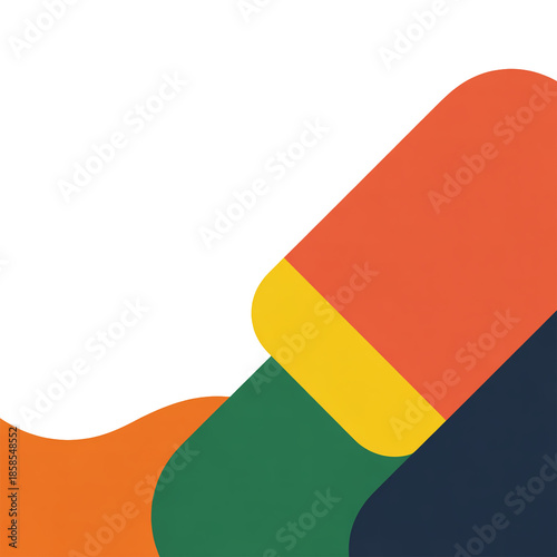 Modern abstract background with dynamic geometric shapes