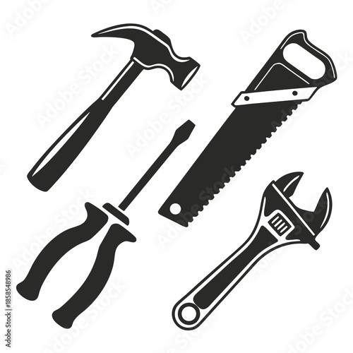 Set of construction tools