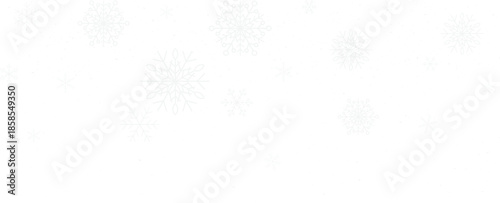 Frost winter snowflake crystals ice frozen cold frame border white transparent holiday decoration pattern ornaments Isolated flat element vector illustrations