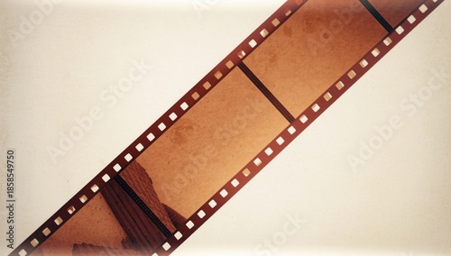 Film photograph exhibiting light damage with raw textures, suitable for creative design backgrounds