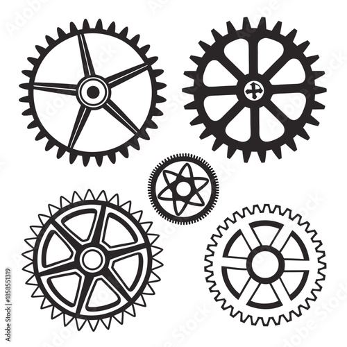 Collection of gear wheels