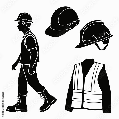 Wallpaper Mural Construction safety gear Torontodigital.ca