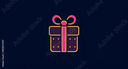 gift box vector, present illustration, birthday gift box, cartoon present vector, wrapped gift clipart, gift with ribbon vector, kawaii gift box, festive present clipart, Christmas gift vector, gift b