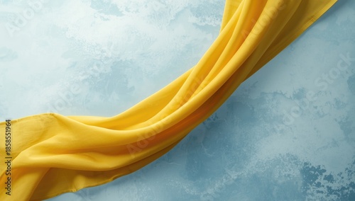 Yellow gabardine material in a tailored suit, focusing on fabric texture and garment construction, Fashion Sustainability Week