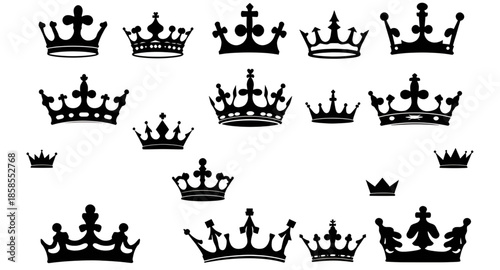 crown silhouette vector, royal emblem artwork, monarch crown illustration, classic regal symbol, silhouette tiara vector, coat of arms crown, luxury branding crown, medieval crown outlines, decorative