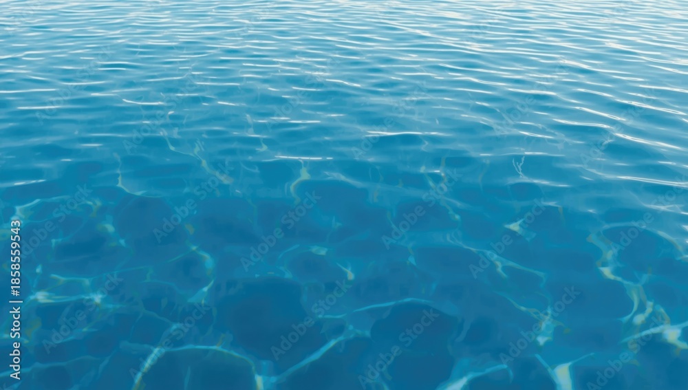 Fototapeta premium Serene water surface featuring smooth ripples and reflections, used as a UI backdrop