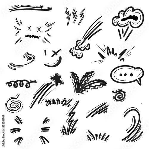 Hand Drawn Doodle Accents and Visual Effects