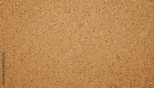 Brown and yellow textured cork surface serving as an efficient bulletin board background for organization