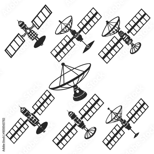 Satellite illustrations