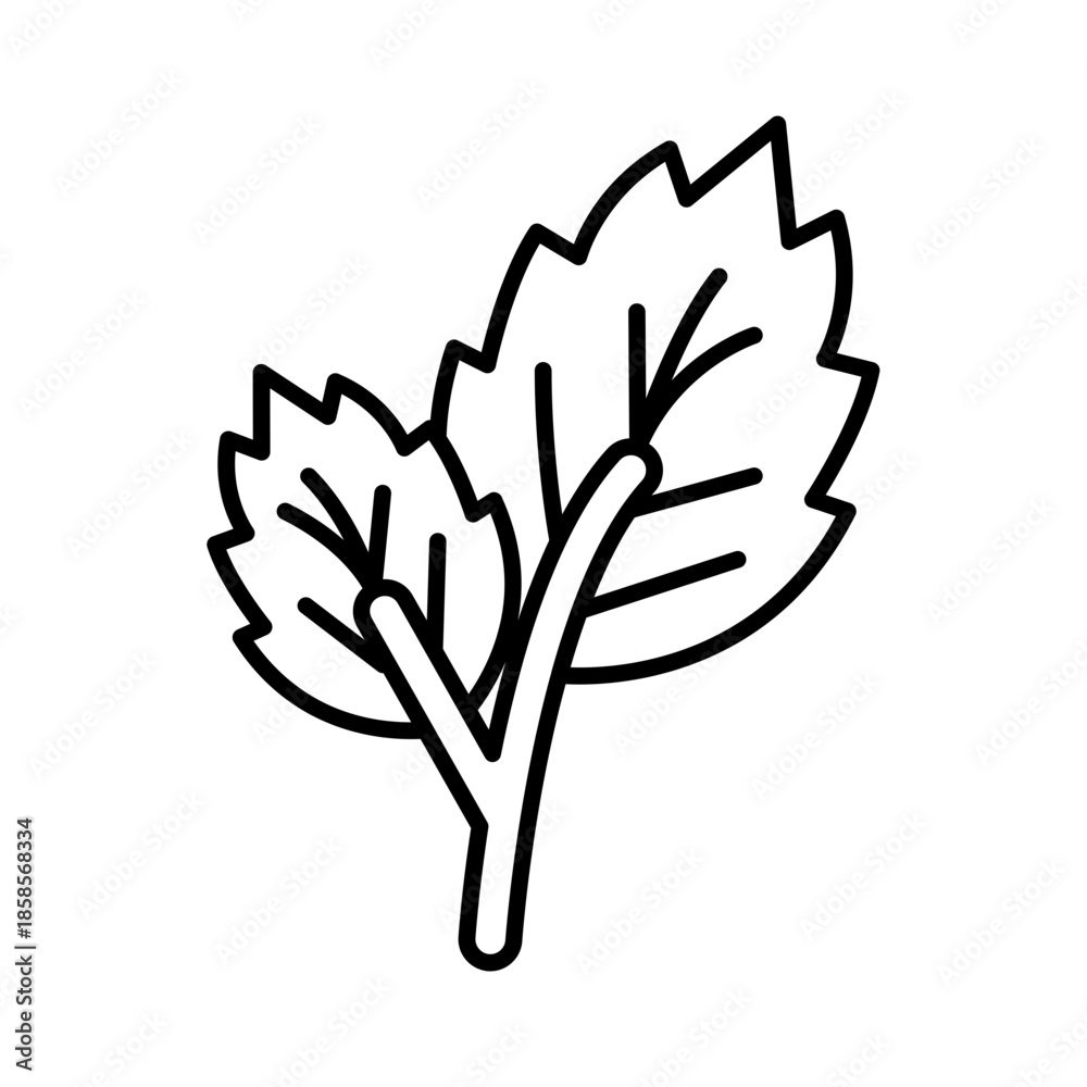 Fototapeta premium Leaves icon