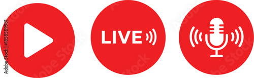 Vibrant Red Social Media Highlight Covers for YouTube, Twitch, and PodcastersVibrant Red Social Media Highlight Covers for YouTube, Twitch, and Podcasters