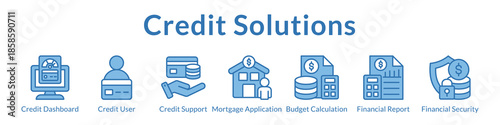 Credit Solutions Platform for Loan Processing Mortgage Applications Credit Scoring Budget Planning and Secure Lending