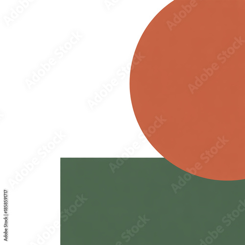 Simple abstract background with basic geometric shapes