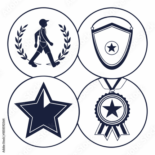 Achievement and honor badges