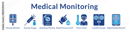 Medical Monitoring Systems for Glucose Tracking Vital Signs Laboratory Testing and Digital Health Records Management