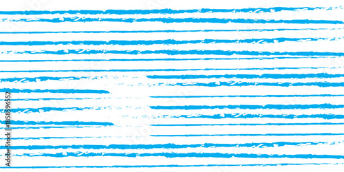 Beautiful seamless pattern with blue watercolor stripes. hand painted brush strokes, striped background. Vector illustration
