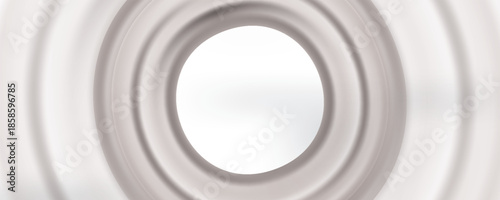 3d rendering concentric background with random rotated geometry shapes