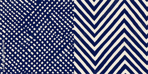 A close-up view of a blue zigzag pattern background, ideal for design and web design projects.