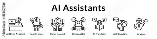 AI Assistants Platform with Virtual Helpers Chatbots Voice Recognition Translation Services and Productivity Automation