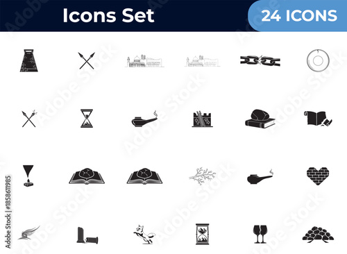 set of vector icons for your design