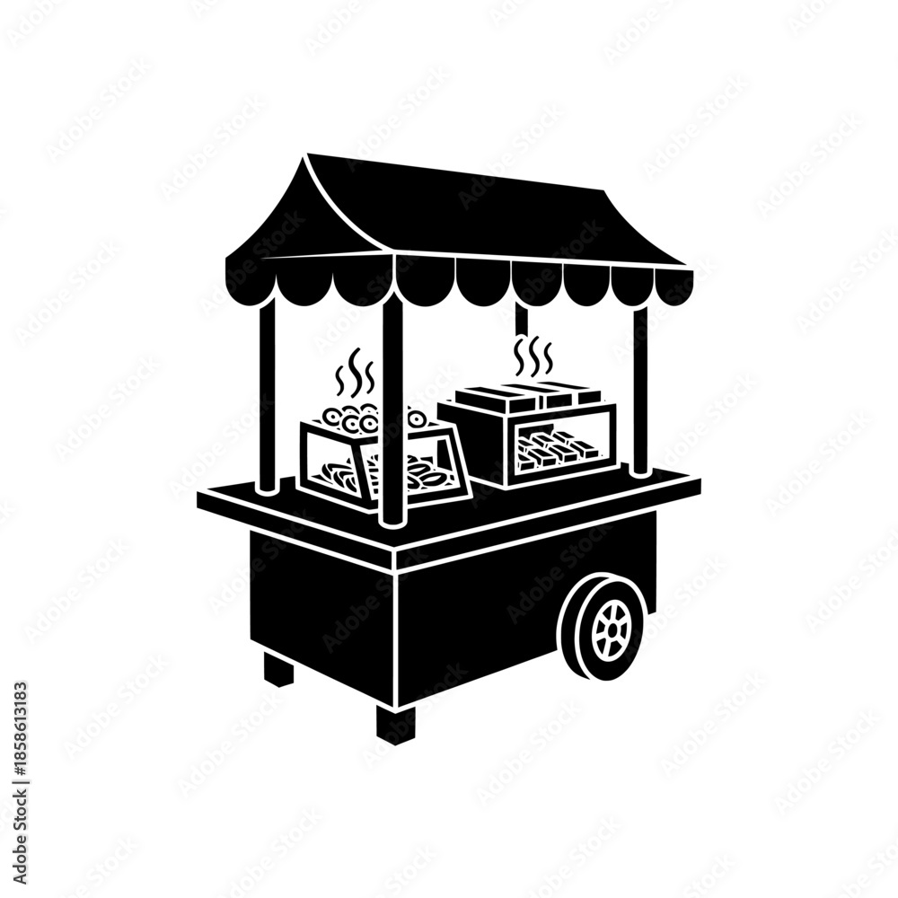 Obraz premium vector illustration of a retro car with a bow