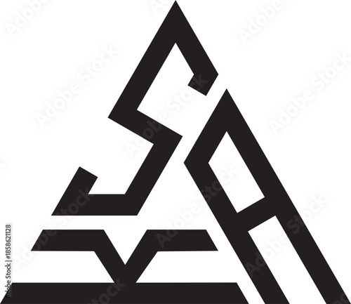 Tableau sur toile SKA Trianlge logo.eps
