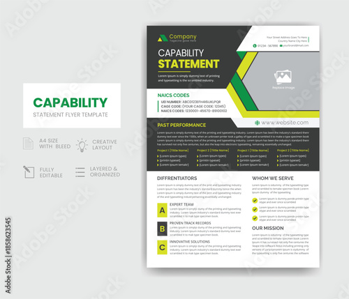 Capability Statement Template Design