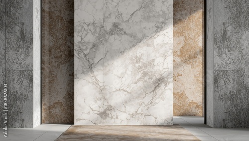 Elegant wallpaper with a marble texture inspired by Italian stone surfaces for sophisticated interiors