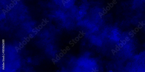 Blue grunge concrete wall texture background, dark blue or black watercolor background, with subtle light effects abstract watercolor painting featuring swirling shades of teal turquoise.