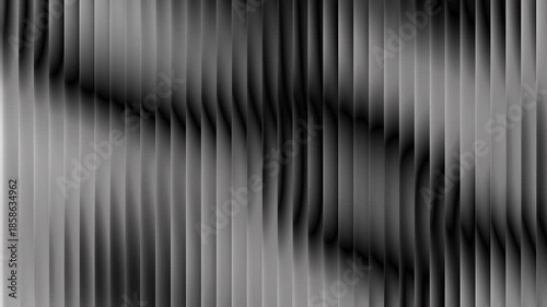 Abstract fractal glass gradient white, grey and black colors. 4K video suitable for digital art, website headers, graphic design projects and vibrant visual displays.