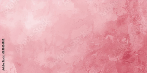 A blank pastel pink paper background with a vintage grunge texture and aged antique pattern creates a retro material surface for an art illustration design