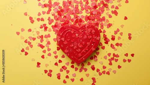 Ceramic heart-shaped stand ...