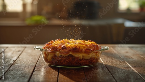 Baked potato and minced mea...