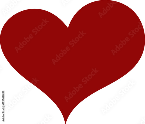 Freehand Heart. Vector Shape