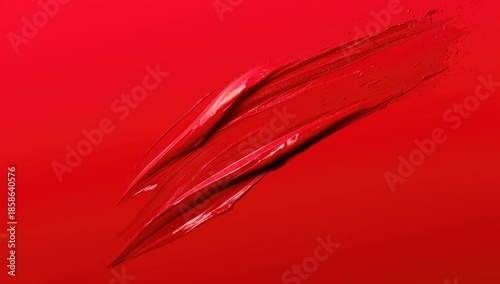 Smudged color acrylic paint...