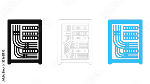 Optical distribution frame for central distribution and protection of fiber optic cables