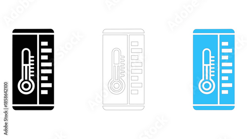 Temperature logging module icon for recording data over time
