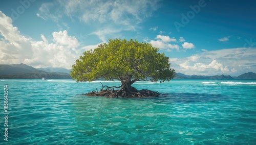 Mangrove biome features sal...