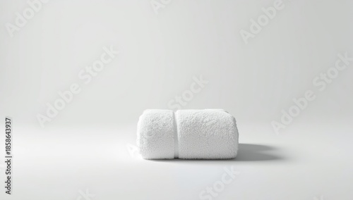 White towel isolated on bac...