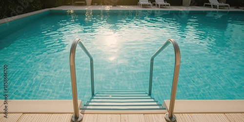 Resort hotel outdoor pool e...