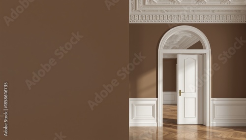 Corner ceiling featuring el...