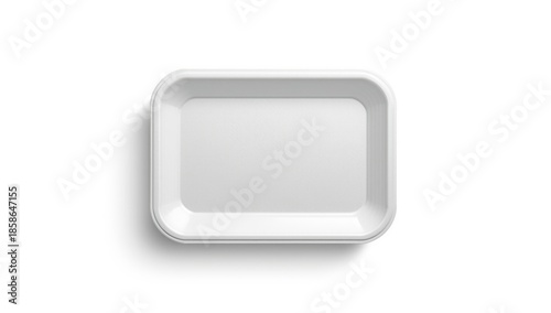 Top-down view of a plastic ...