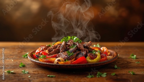 Mexican-style fajitas featu...