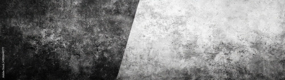 Fototapeta premium Split monochrome background with rough texture